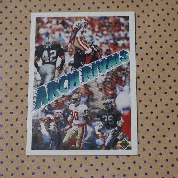 Arch Rivals #655 Football Card - Picture 1 of 2